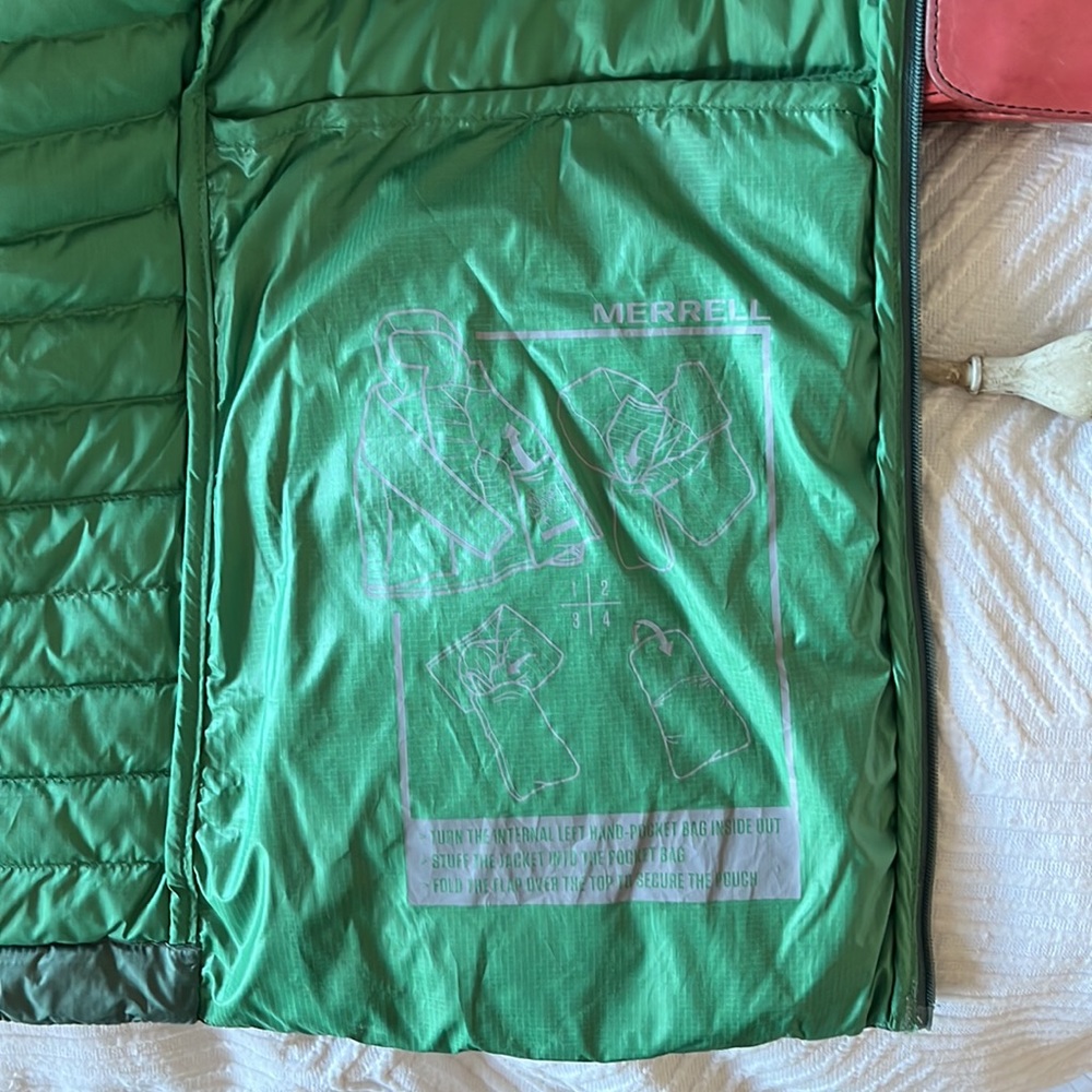 Unisex Merrell Green Ridgevent Jacket - Picture 6 of 7